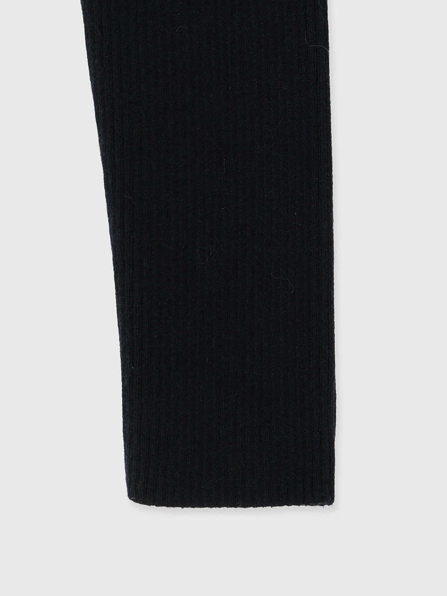 ボートネックイレギュラーヘムドッキングニットワンピース