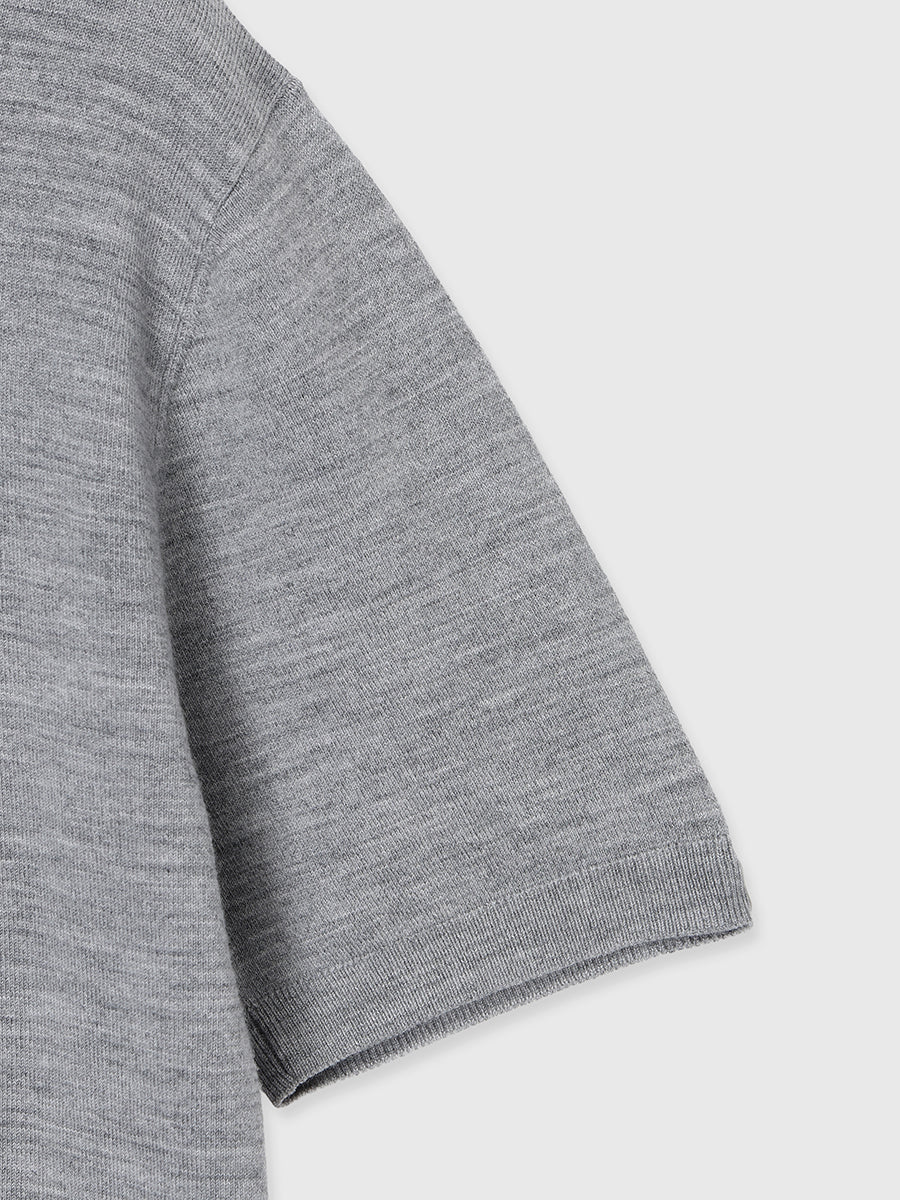 ハーフスリーブニットプルオーバー