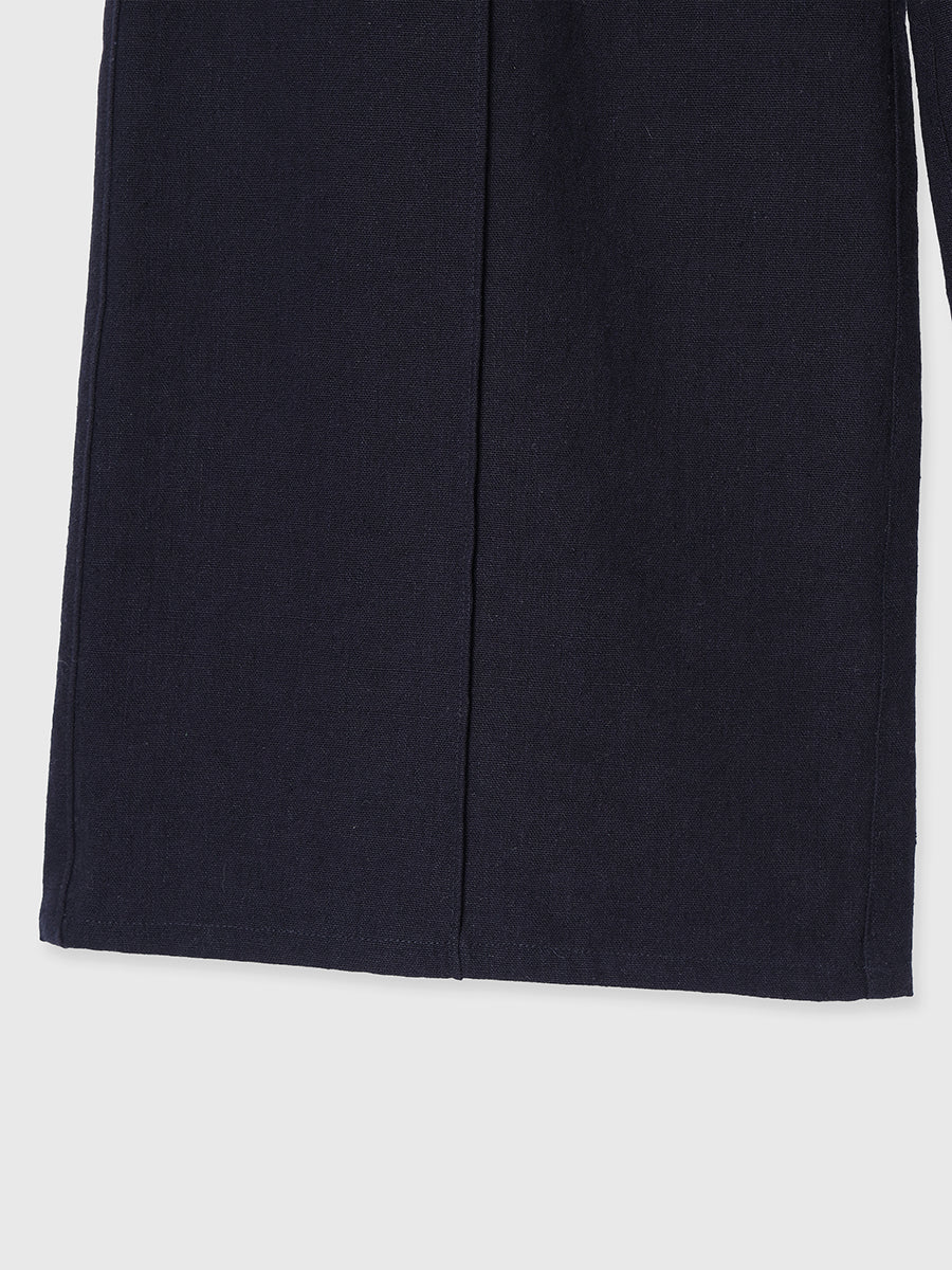 ハイウエストリネンワイドパンツ