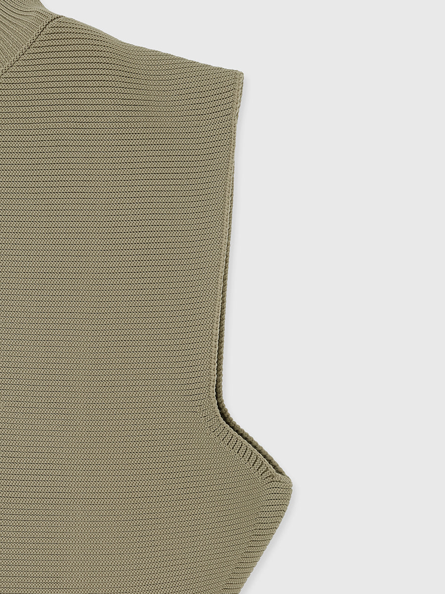 ホールガーメントペプラムニット