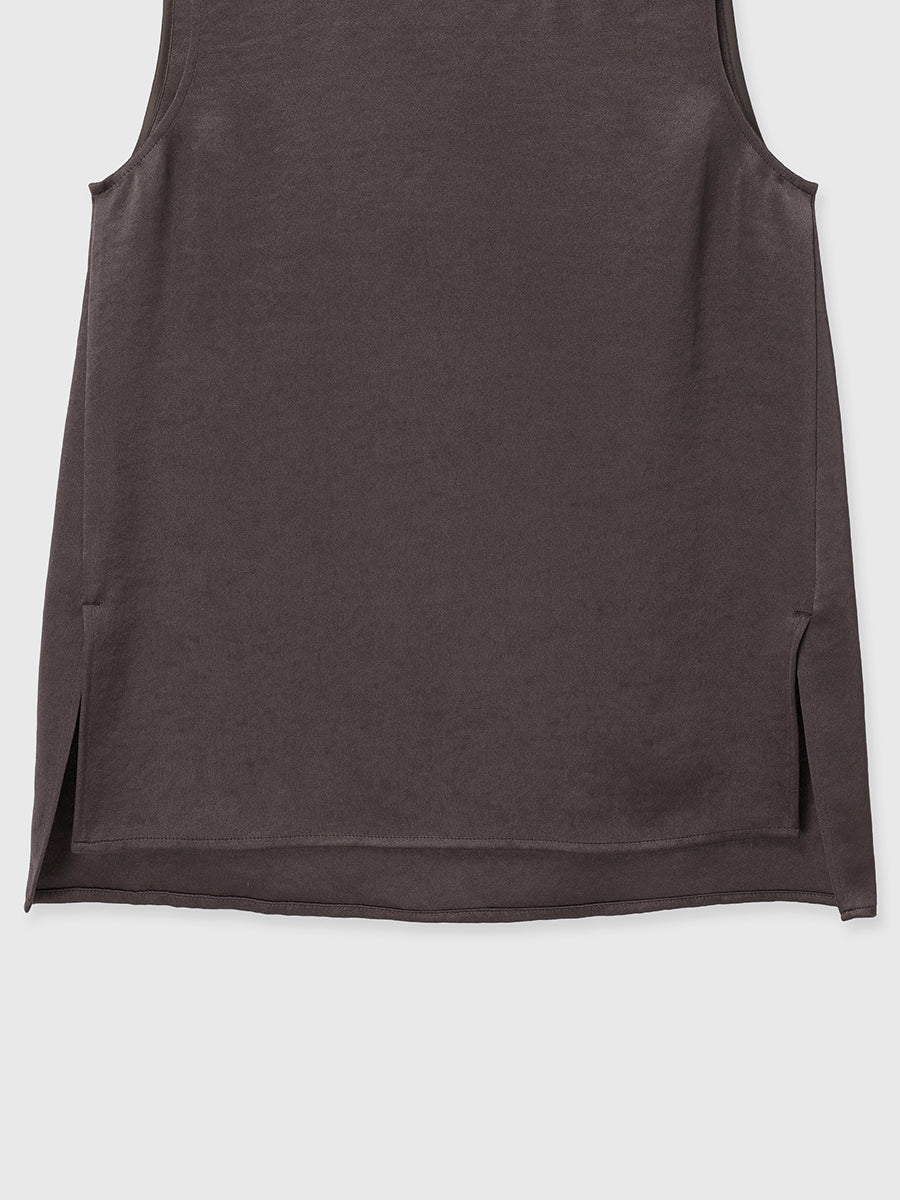 Satin Sleeveless Top