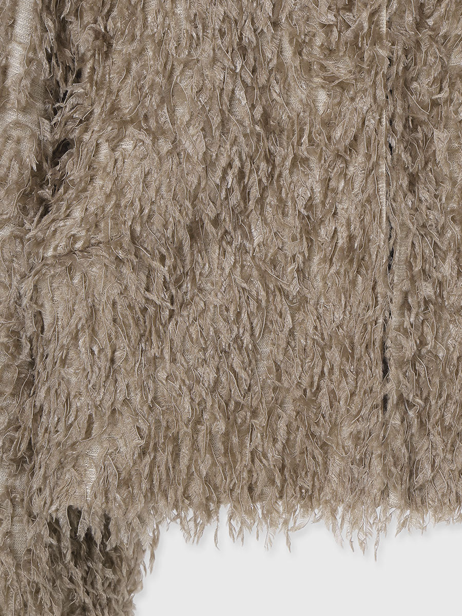 花俏羽毛緊湊夾克