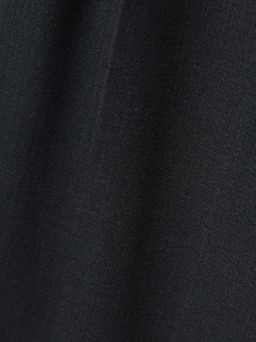 Basic tuck wide pants