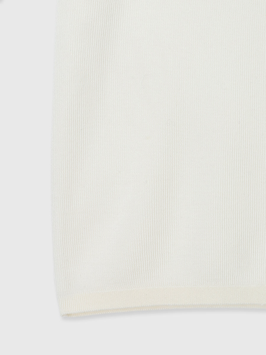 テンセルポロニットトップス