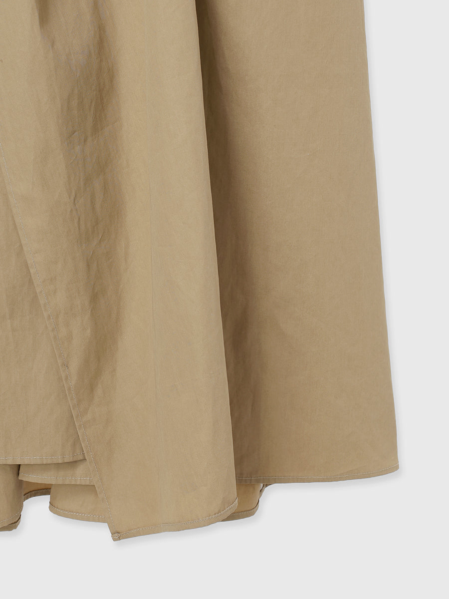 ボリュームショールカラーコート