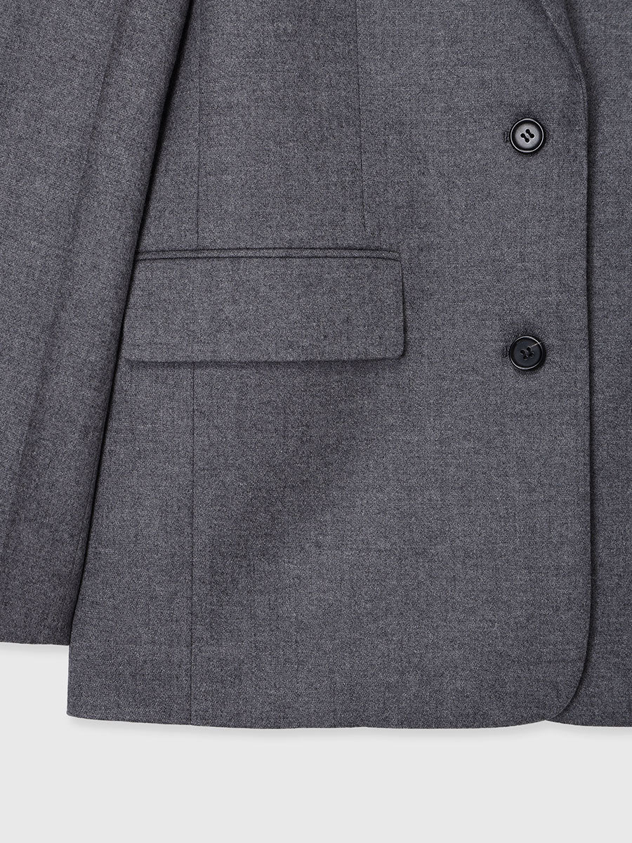 ウールシングルオーバージャケット