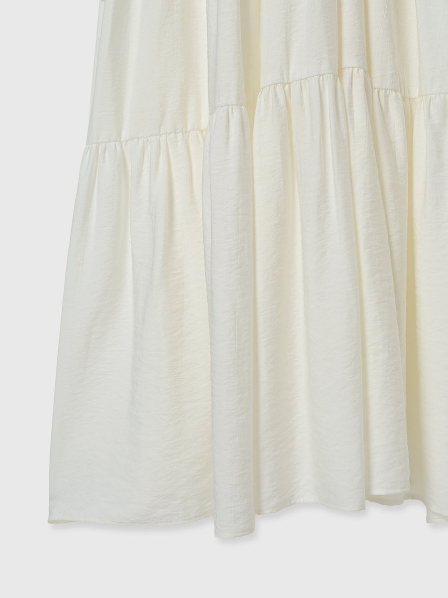 リンクルラッフルワンピース