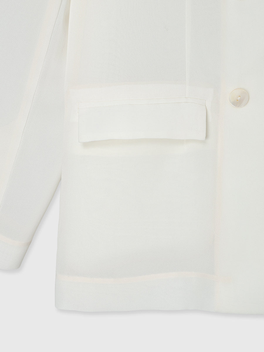 シアーテーラードジャケット