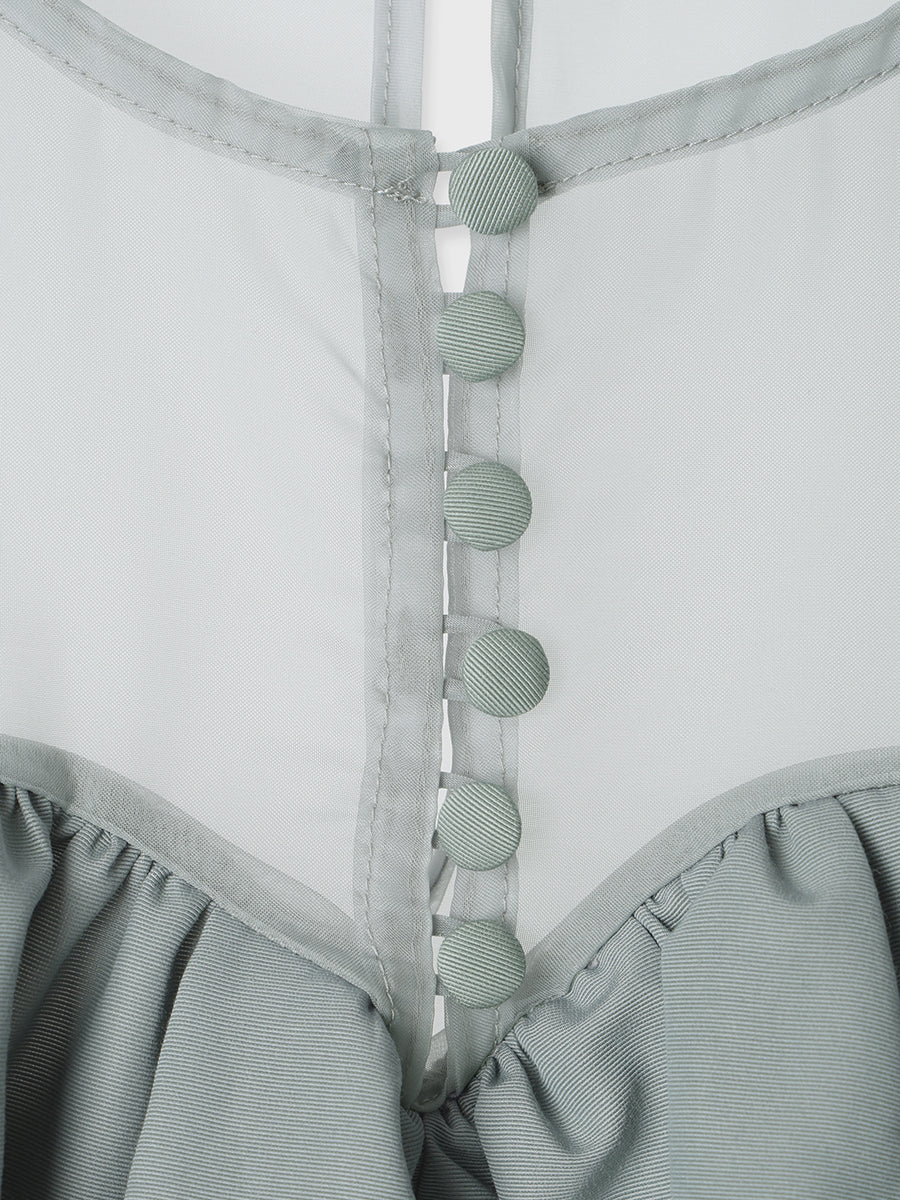 スプレッドフレアブラウス