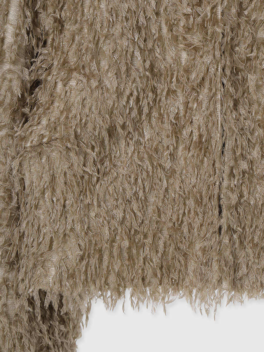 花俏羽毛緊湊夾克