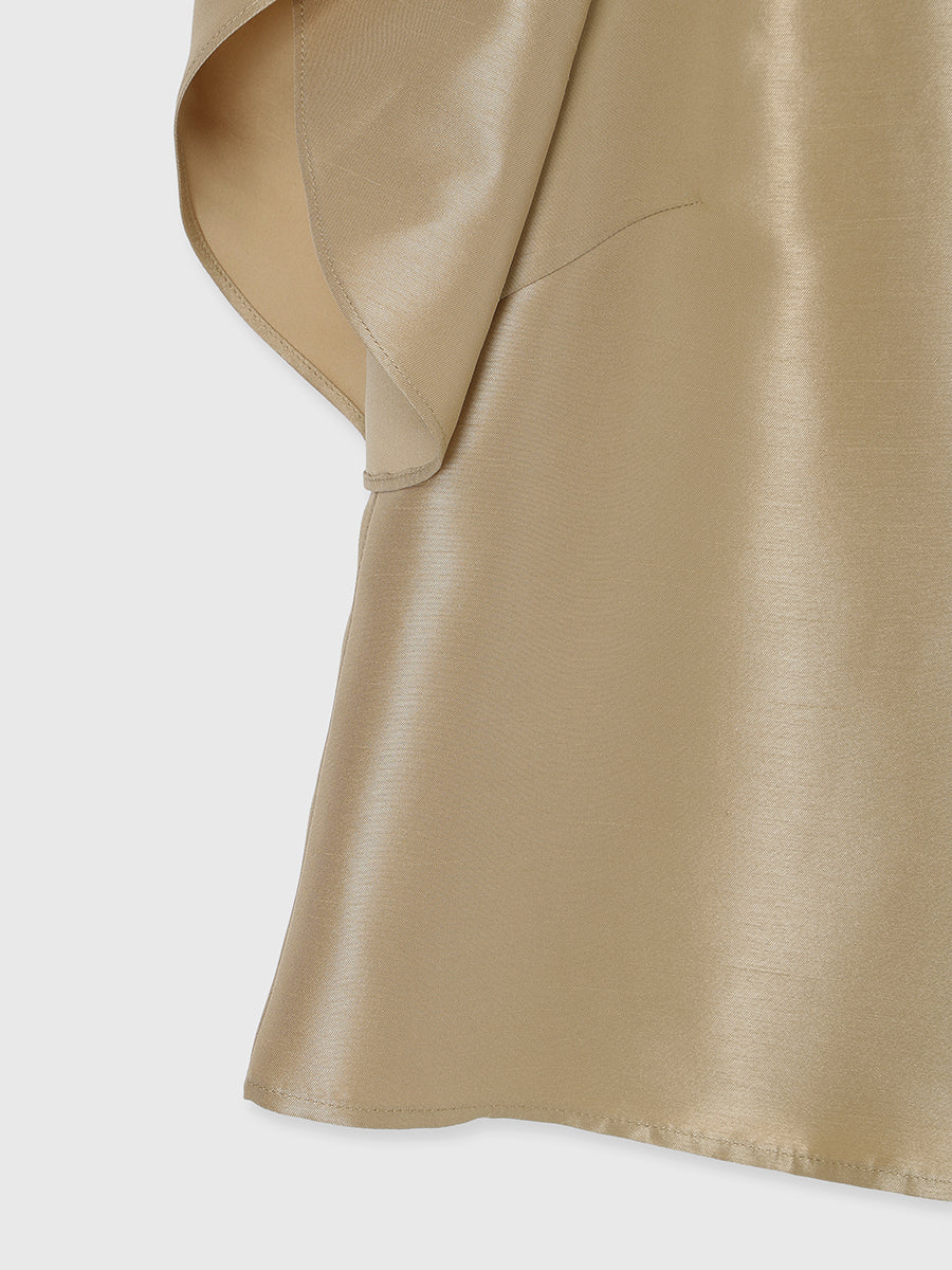 Petal Form Sleeve Blouse