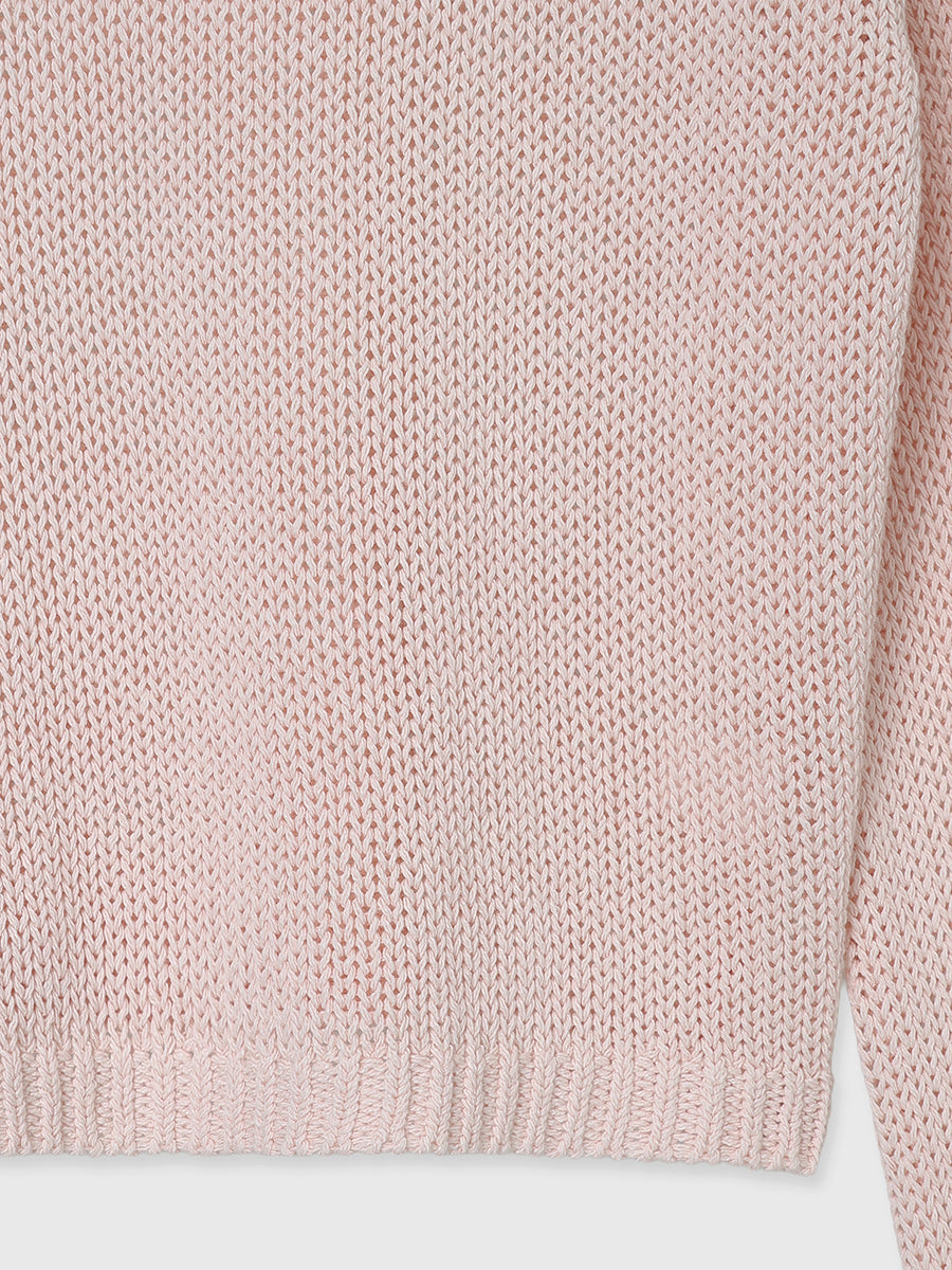 ペーパーヤーンニットプルオーバー