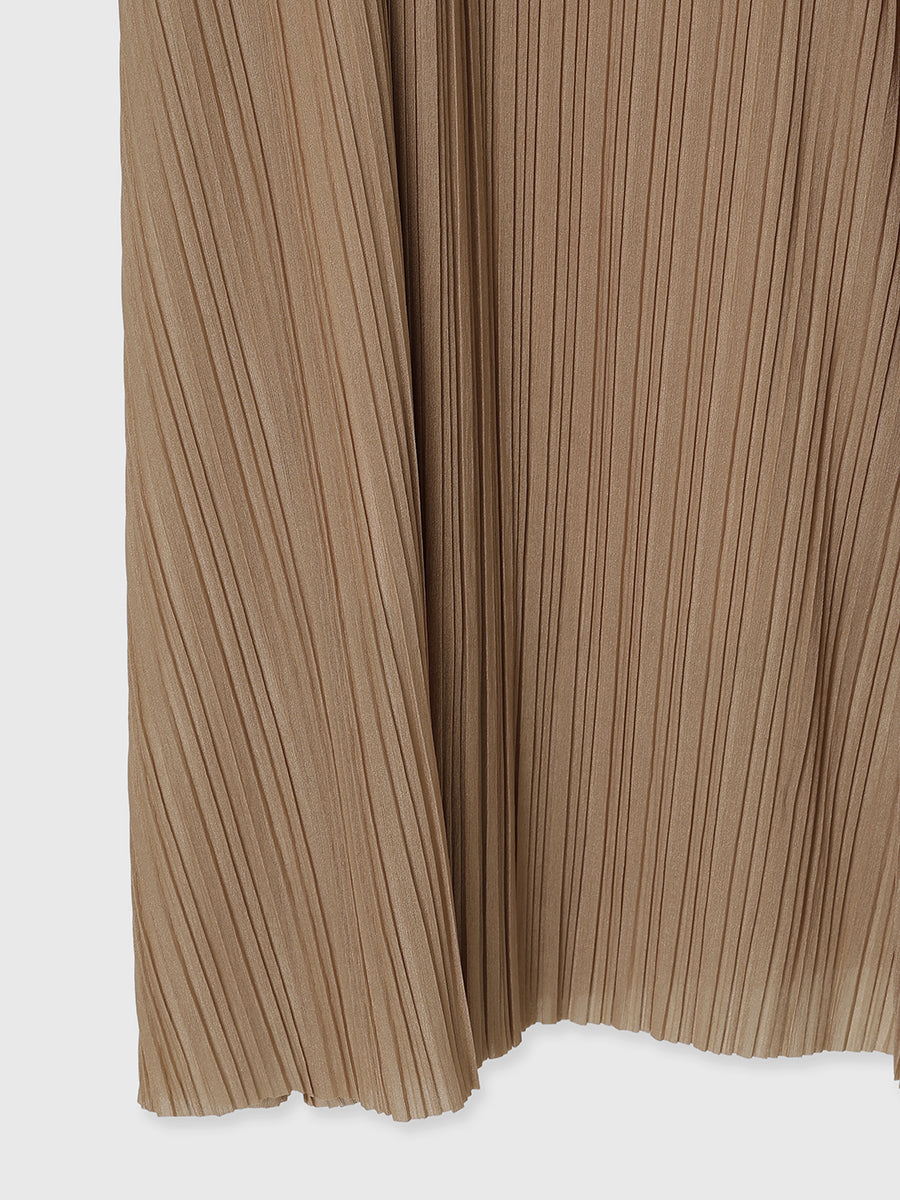 ランダムプリーツケープワンピース