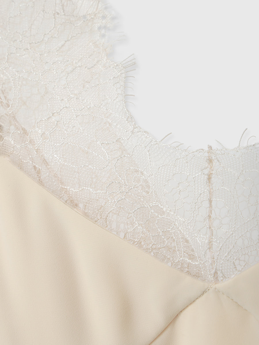 レーストリムカップインキャミソール