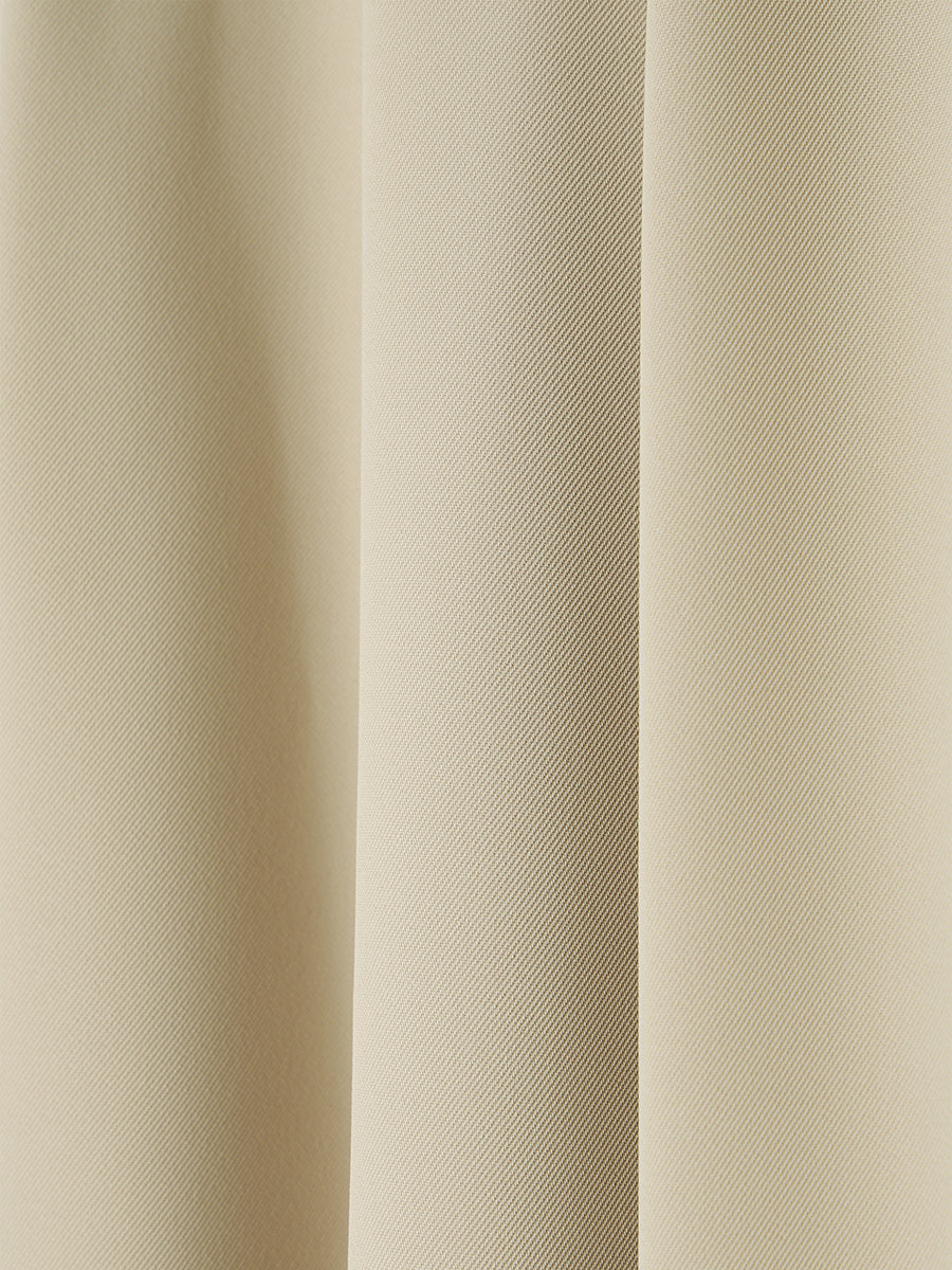 ライトダブルサテンハイウエストパンツ