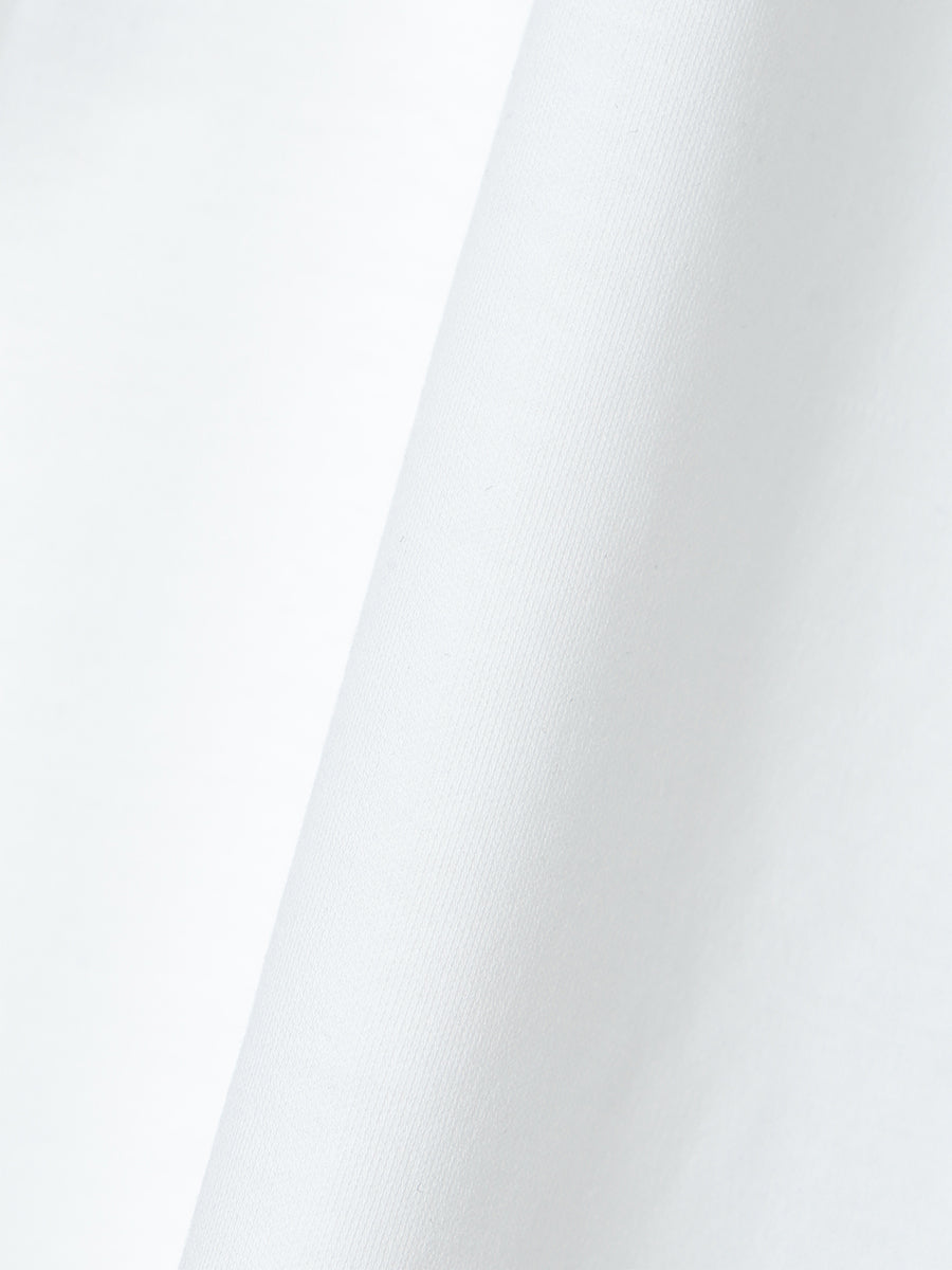 Silk-Touch Cotton Lace Trim Compact T-Shirt
