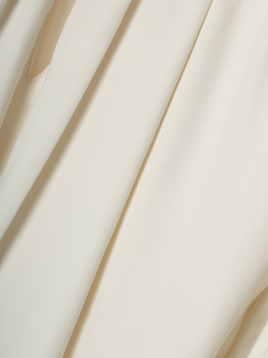 キュプラドレープブラウス