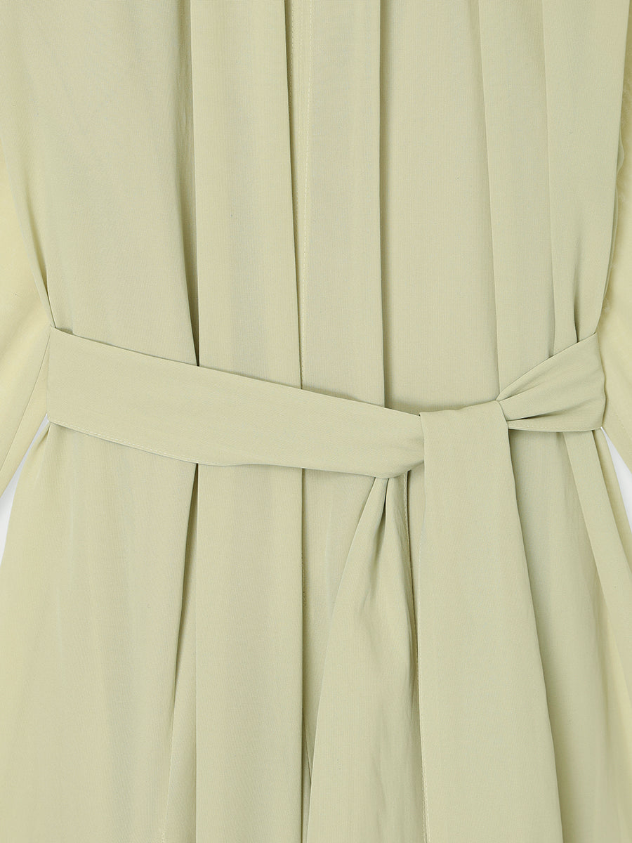 キュプラコットンワンピース