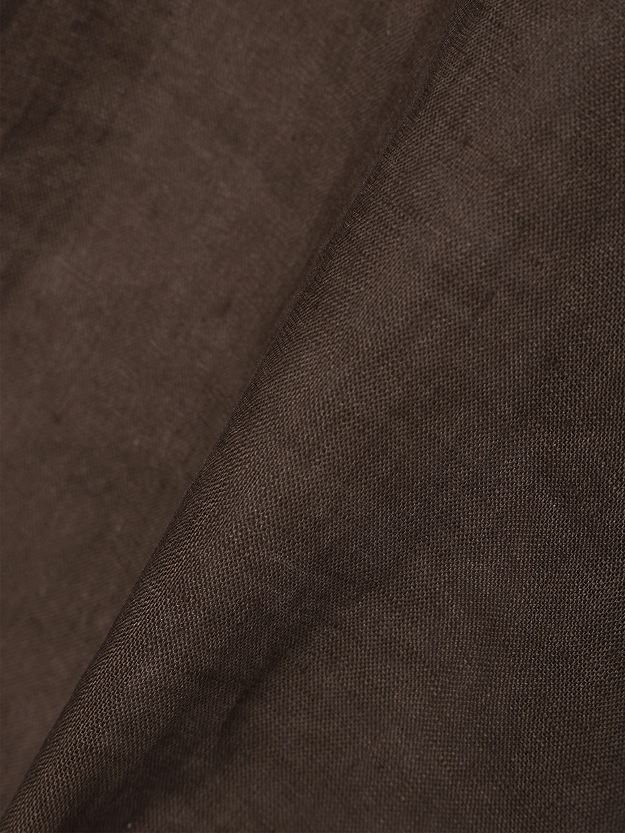 シンプルリネンシャツ