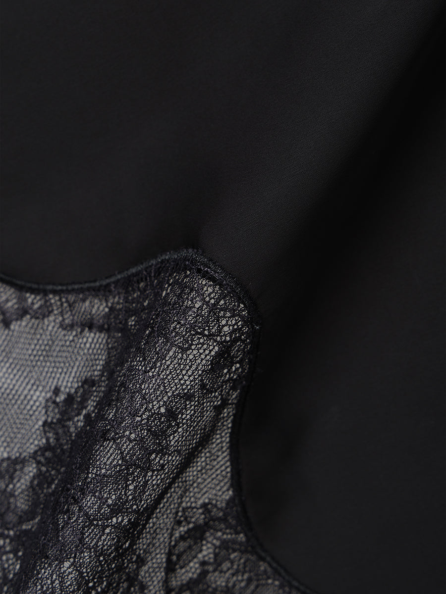 Lace Trim Irregular Hem Camisole