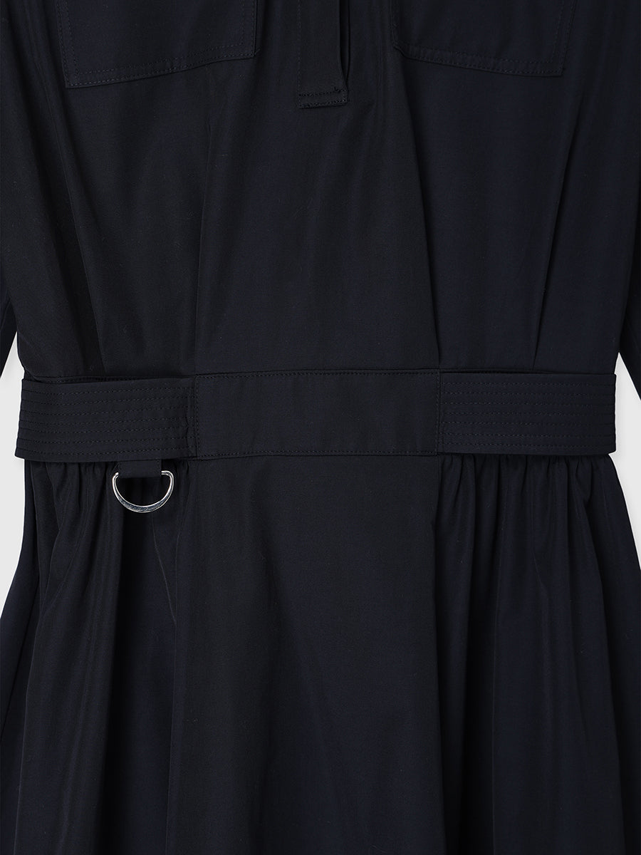 トレンチライクフレアワンピース