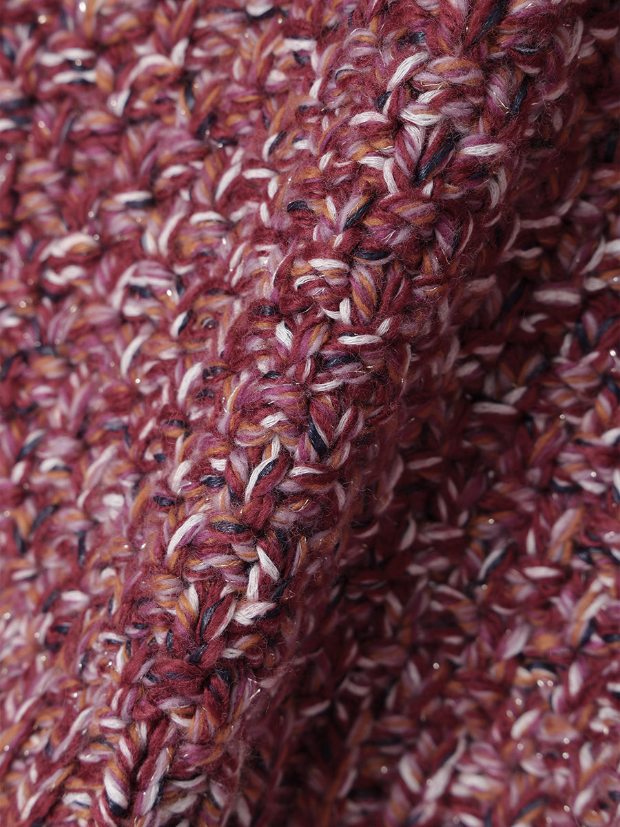 ミックスヤーンニットトップス