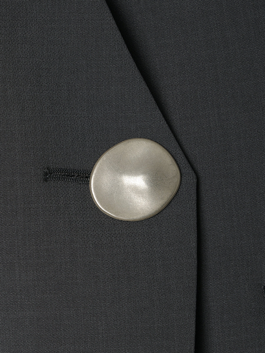 ハイネックノーカラージャケット