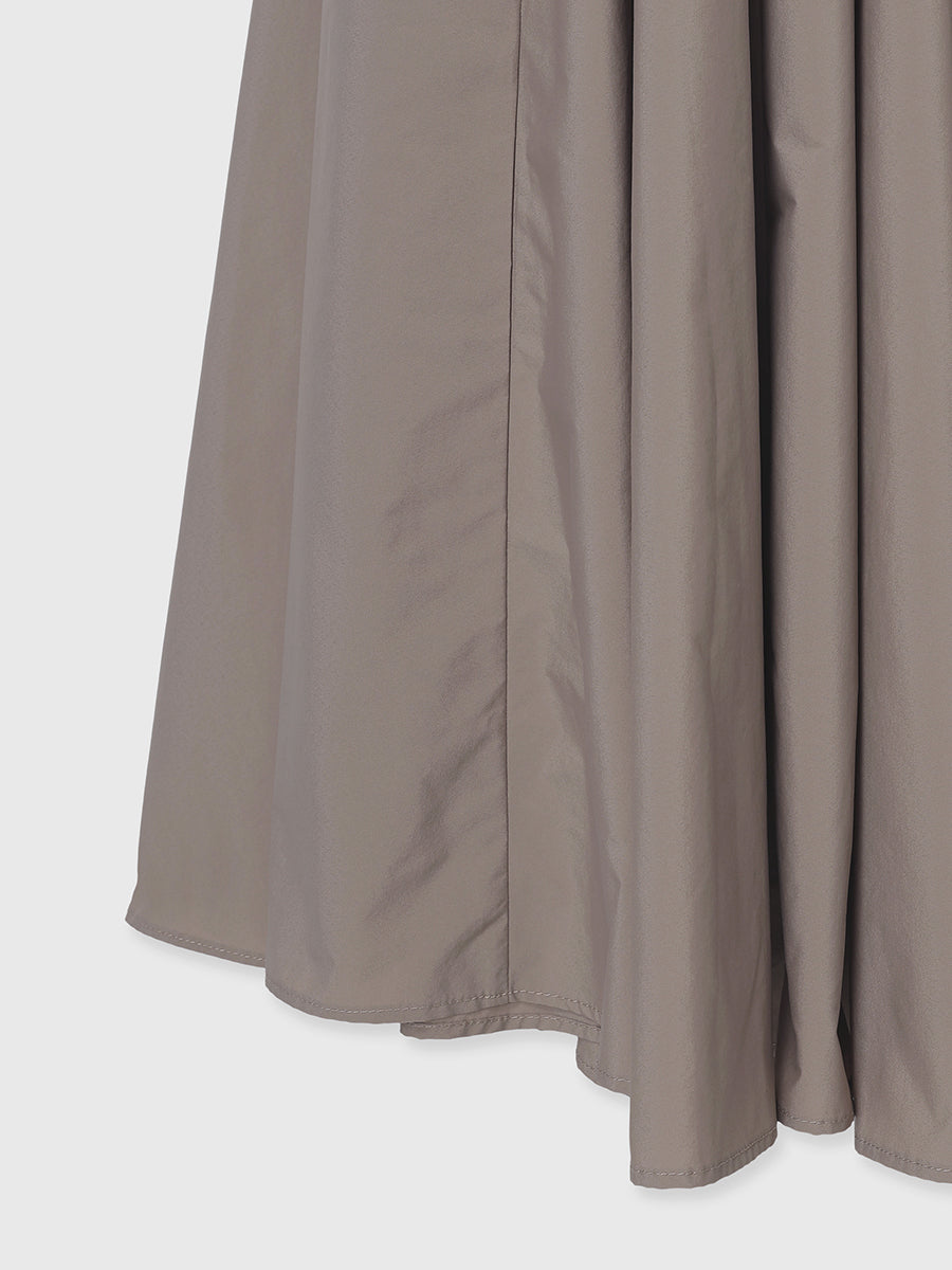 ニットドッキングフレアワンピース