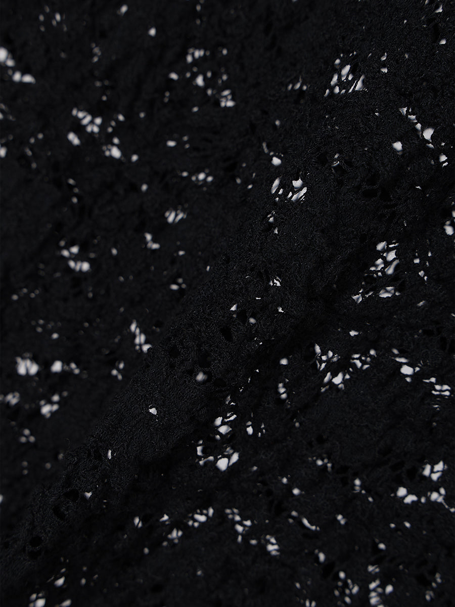 シュリンクレースボートネックプルオーバー