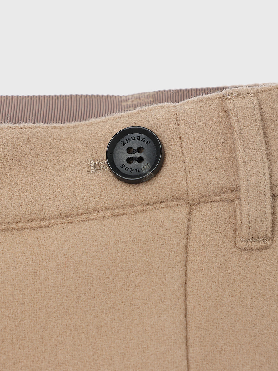 リバーウールメルトンショートパンツ