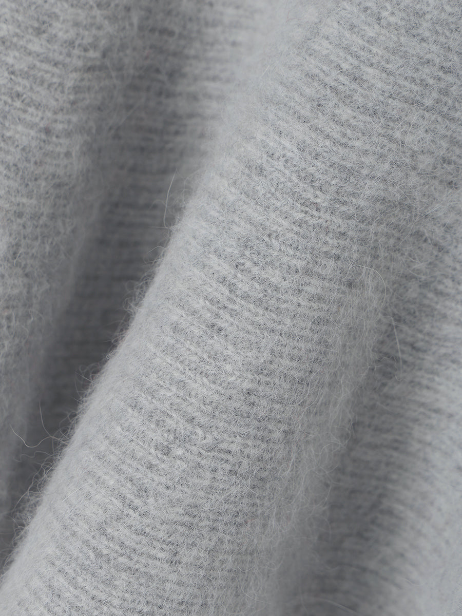 ペプラムショートニットトップス