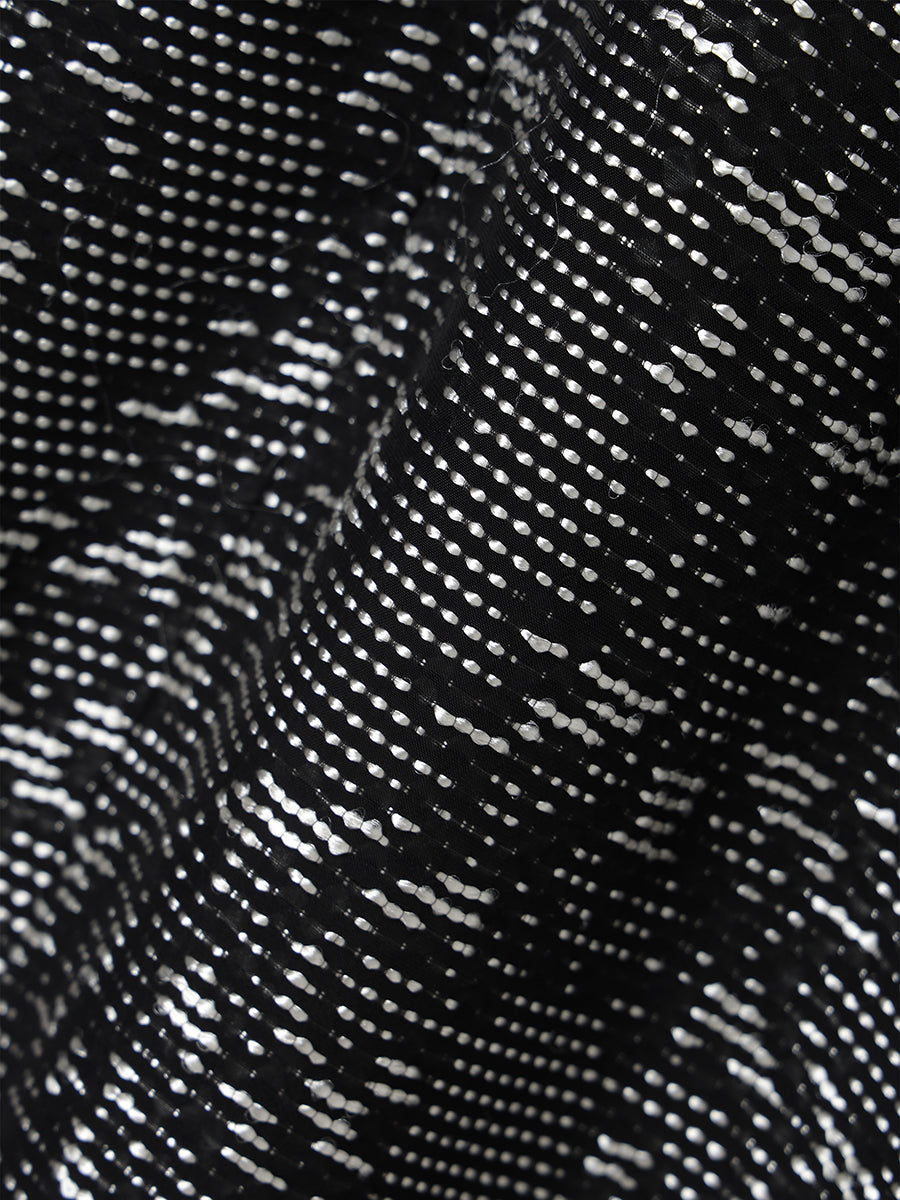 パイピングジャガードワンピース