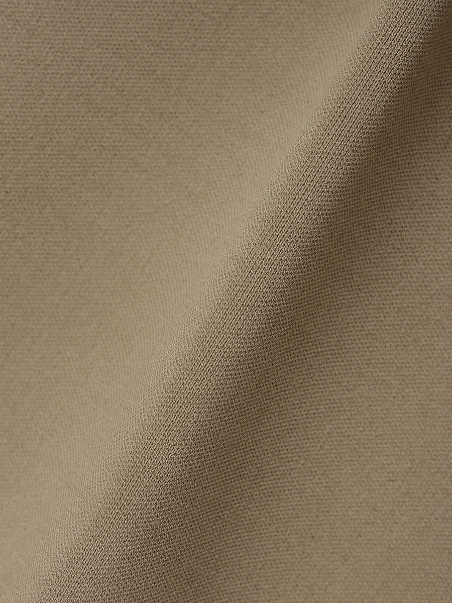 コンビプリーツニットドッキングワンピース