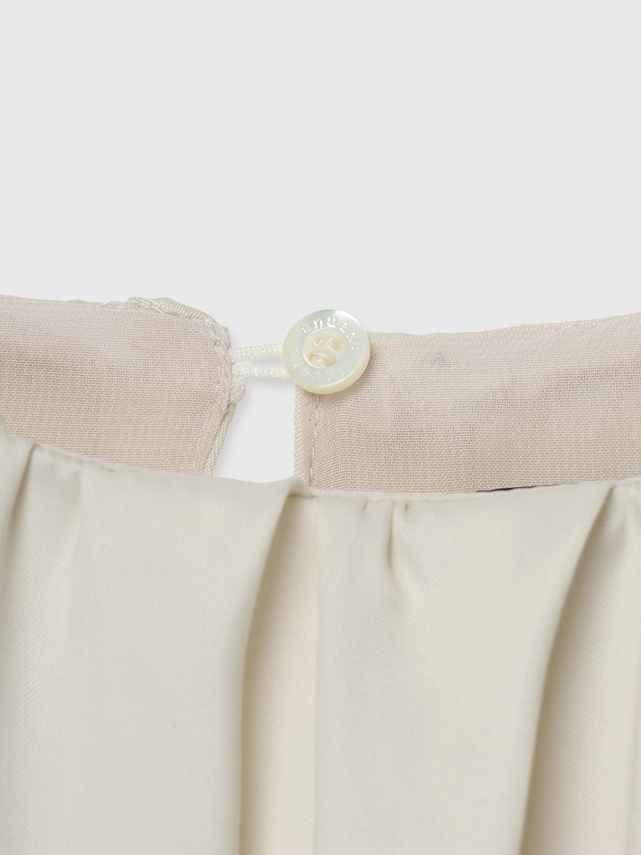 キュプラドレープブラウス