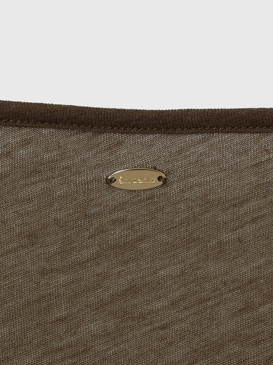 シアーウールレイヤリングトップス