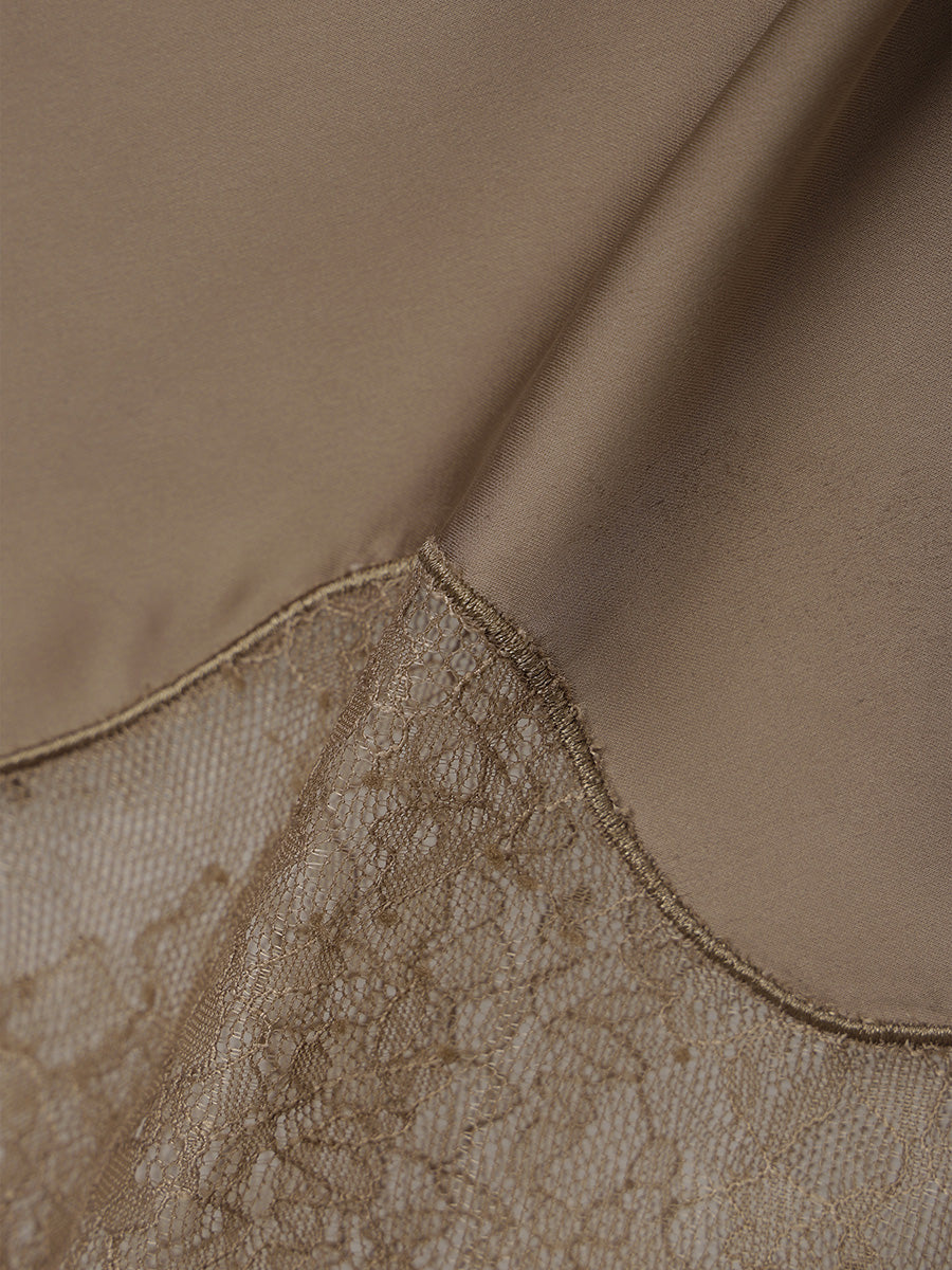 Lace Trim Irregular Hem Camisole