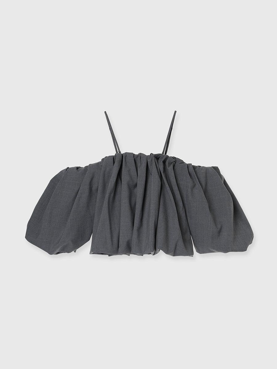 蓬鬆氣球袖襯衫