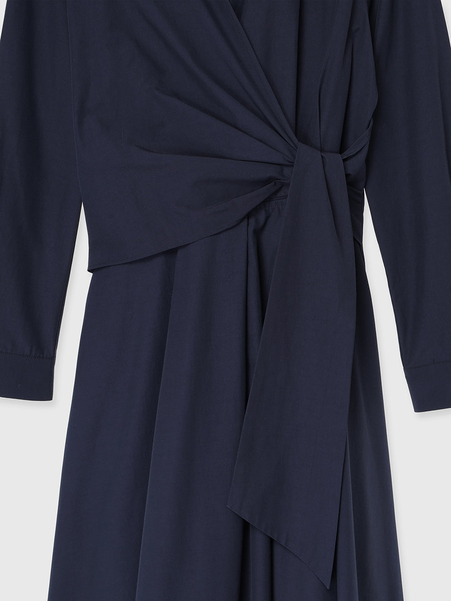 カシュクールシャツワンピース