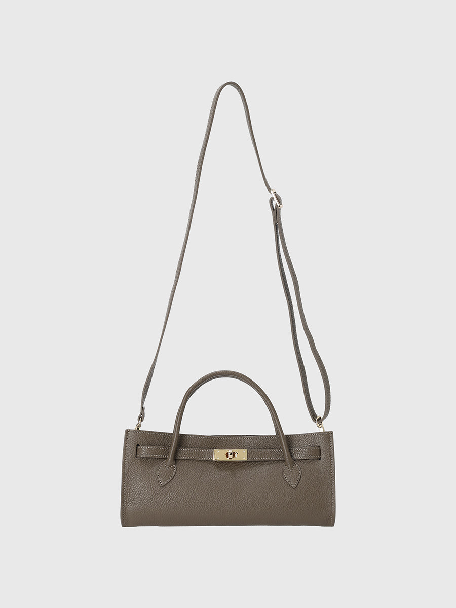 【AULENTTI】クラシカルコンパクトハンドバッグ