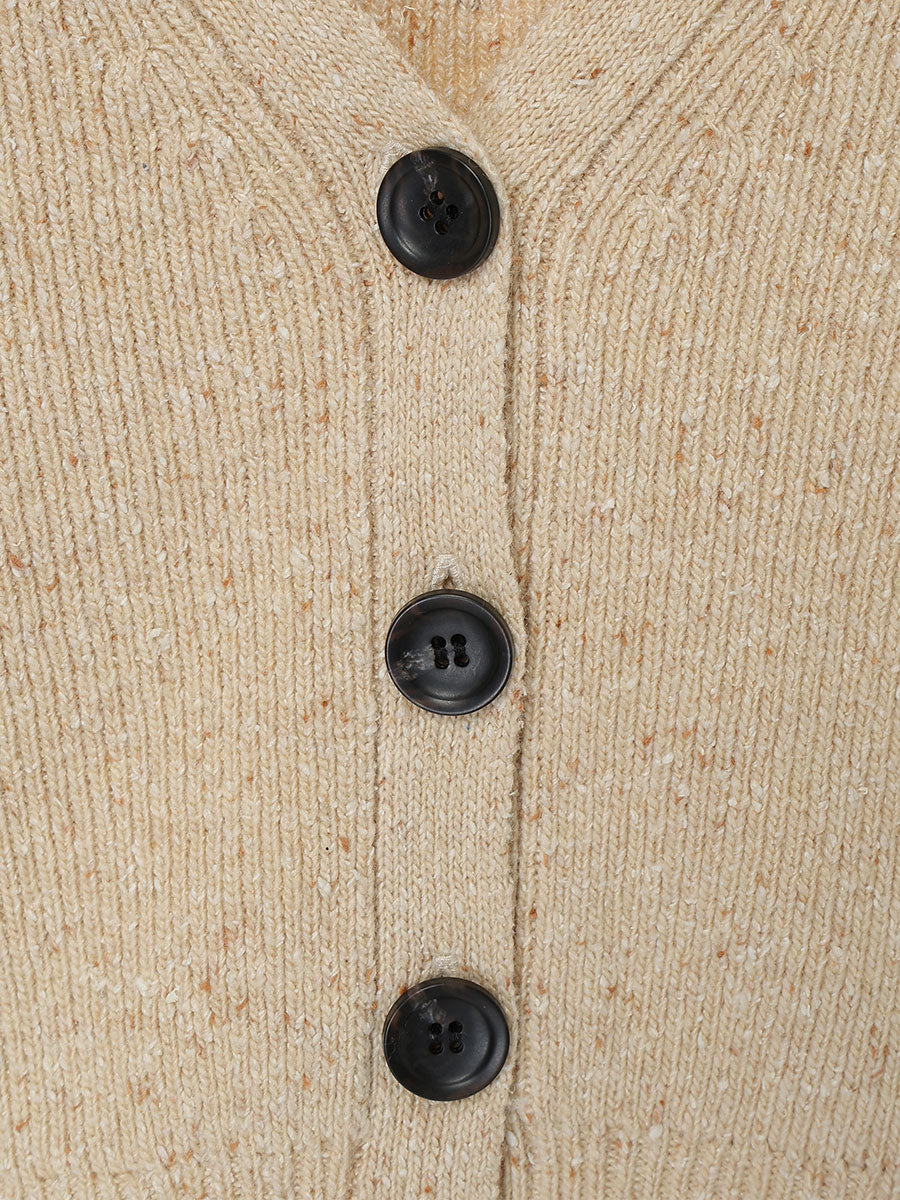 メランジヤーンニットセットアップ