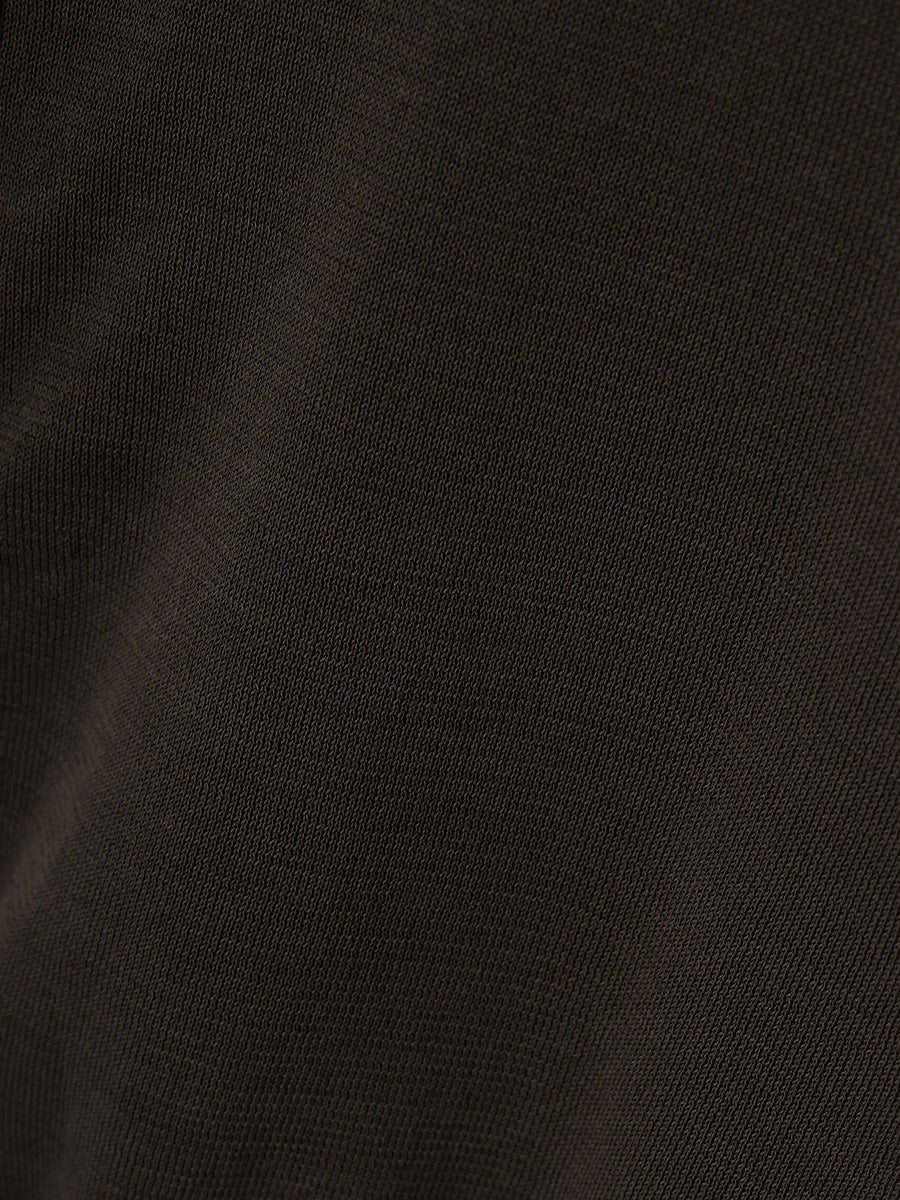 Mercerized Cotton Basic Knit Cardigan