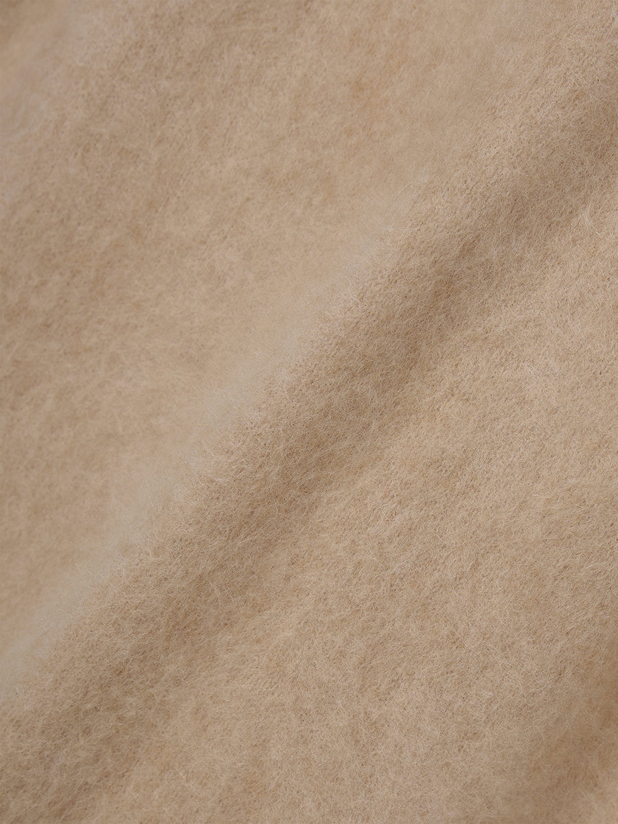 ウールミンクニットワンピース