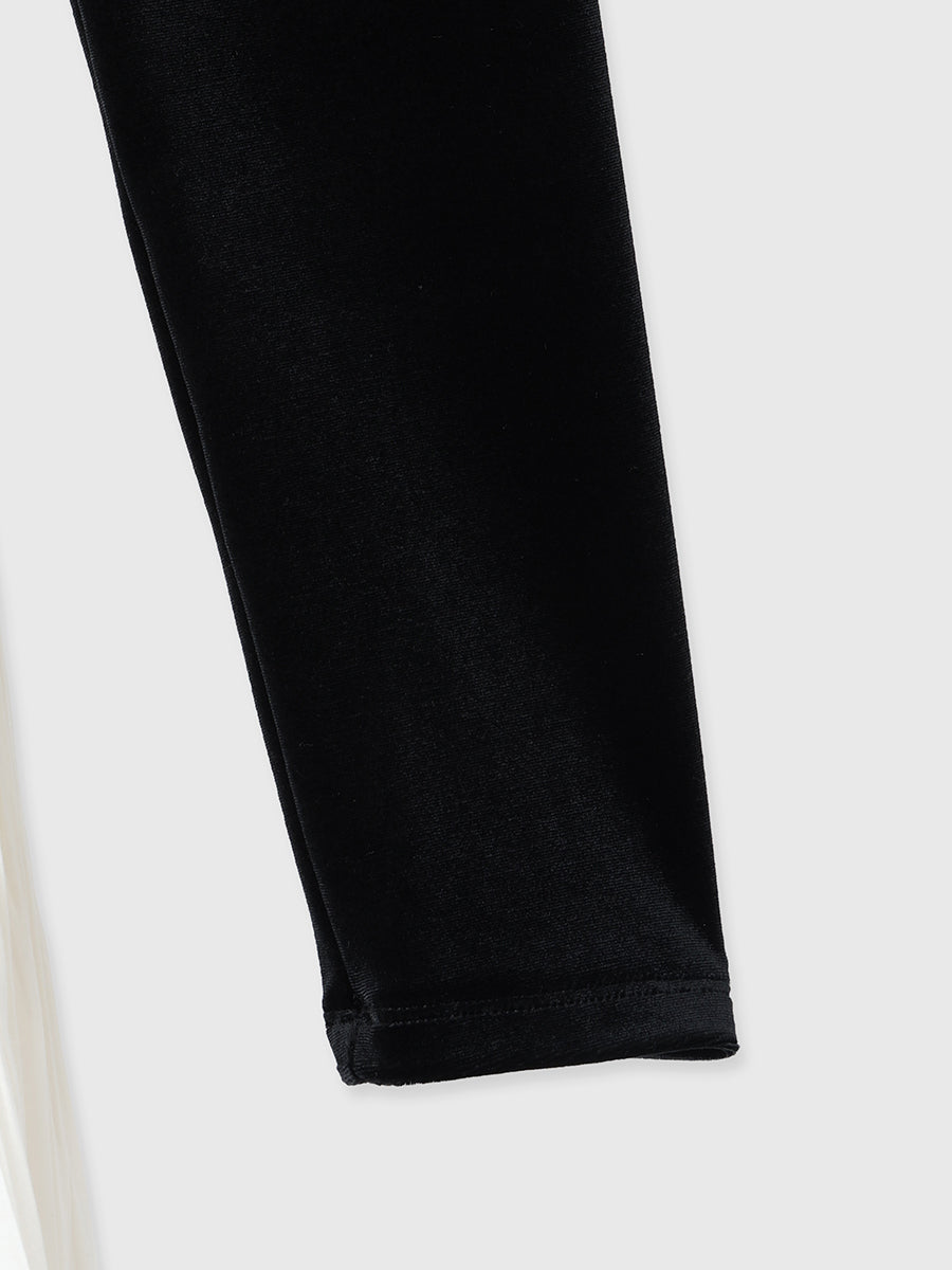 ベロアシフォンドッキングワンピース