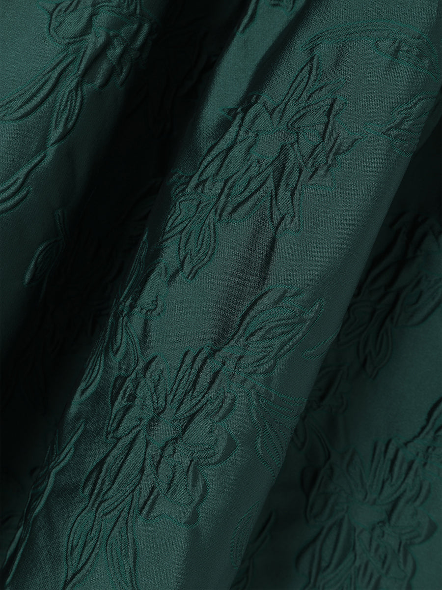 ジャガードギャザーワンピース