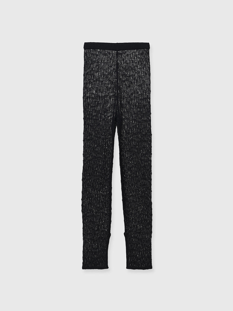 ウールレースレギンス