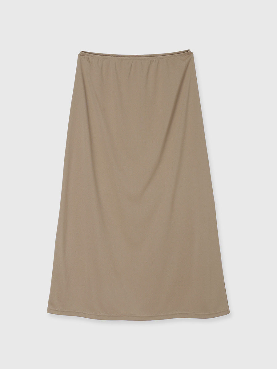 コンビプリーツニットドッキングワンピース