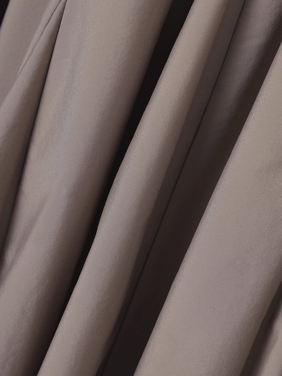 ニットドッキングフレアワンピース