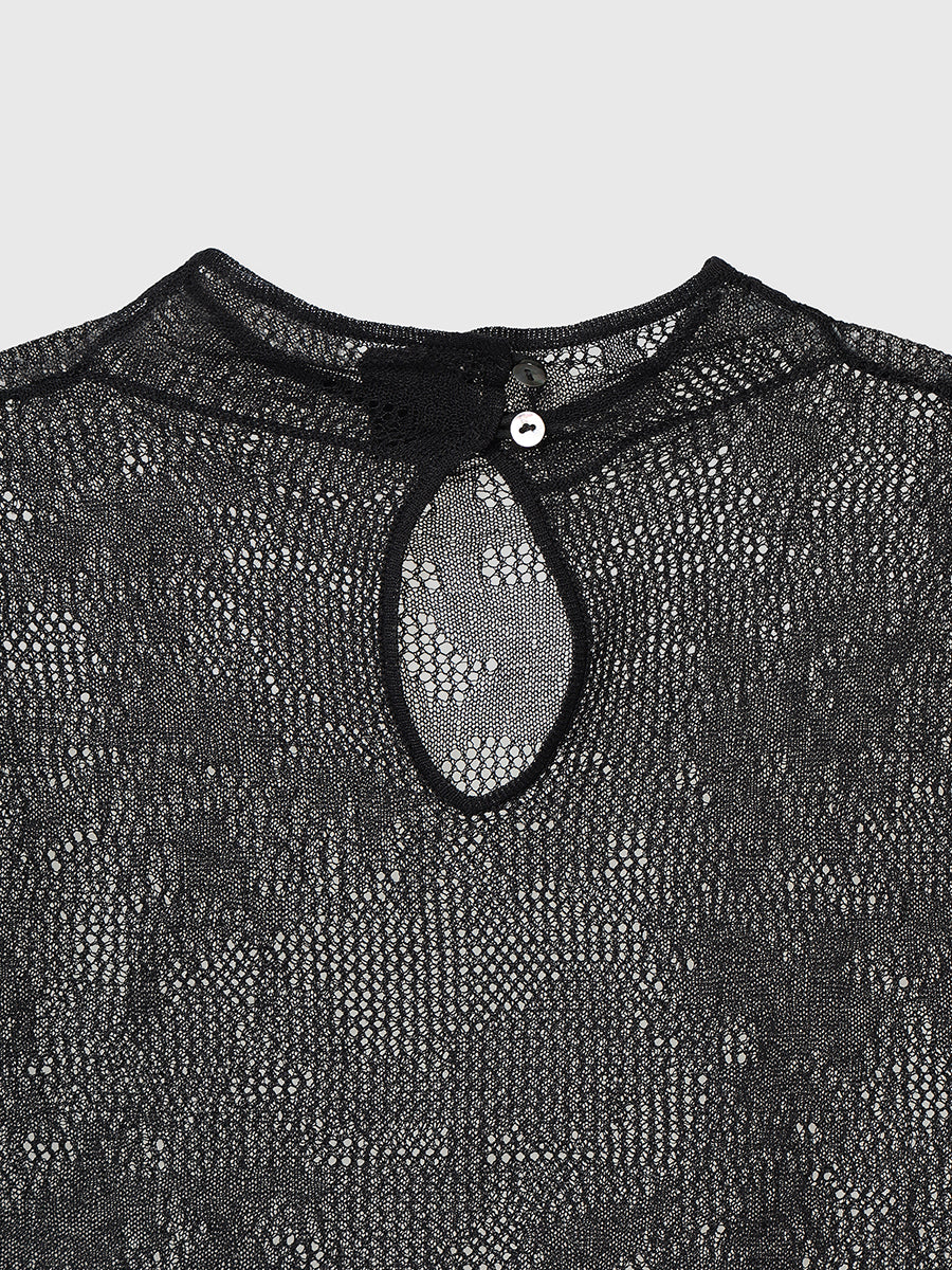 ニットレースボディスーツ