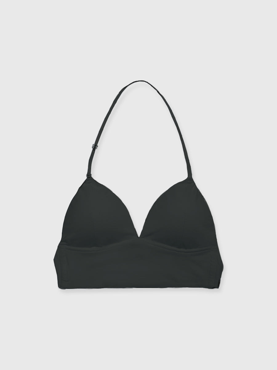 Indiaシルクブレンドバックオープンブラウス