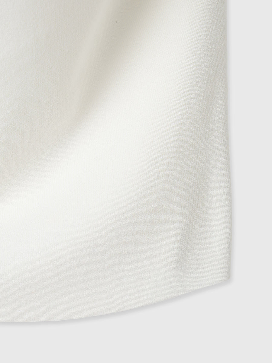 ドレープネックニットトップス